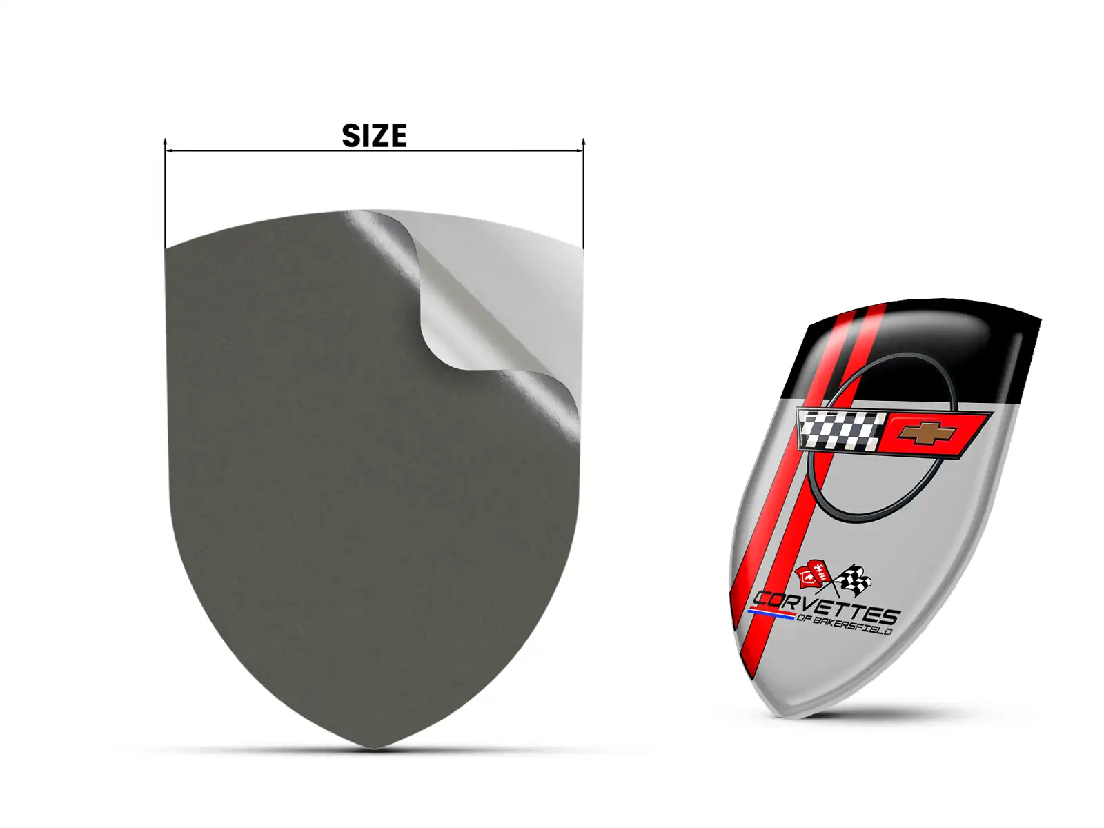 Corvette Adesivi Lunotto Auto Stile Tuning Pregiati